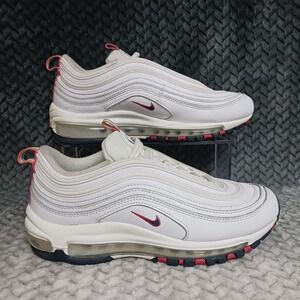 Nike Air Max 97 Women's Shoes White Thunder Blue Green Noise DH1592-100 Size 8